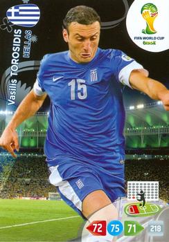 Vasilis Torosidis Greece Panini 2014 World Cup #180