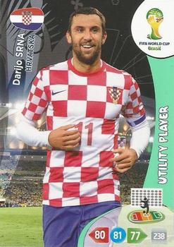 Darijo Srna Croatia Panini 2014 World Cup Utility Player #195