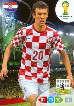 Ivan Perisic Croatia Panini 2014 World Cup #199