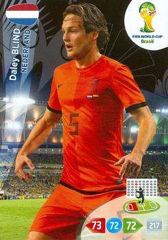 Daley Blind Netherlands Panini 2014 World Cup #255
