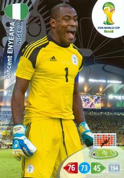 Vincent Enyeama Nigeria Panini 2014 World Cup #263