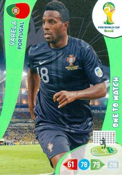 Silvestre Varela Portugal Panini 2014 World Cup One to Watch #279