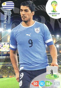 Luis Suárez Uruguay Panini 2014 World Cup #314