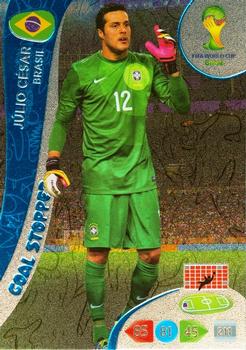 Júlio César Brazil Panini 2014 World Cup Goal Stopper #353