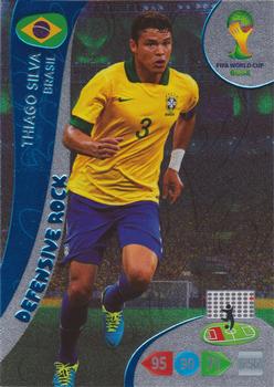 Thiago Silva Brazil Panini 2014 World Cup Defensive Rock #363