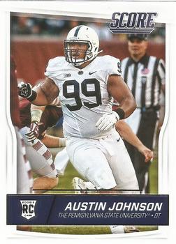 Austin Johnson Penn State Nittany Lions 2016 Panini Score NFL Rookie Card #395