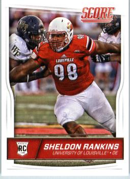 Sheldon Rankins Louisville Cardinals 2016 Panini Score NFL Rookie Card #404