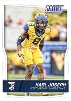 Karl Joseph - West Virginia Mountaineers 2016 Panini Score NFL Rookie card #417