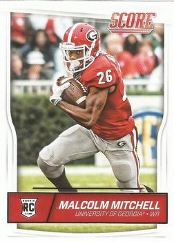 Malcolm Mitchell Georgia Bulldogs 2016 Panini Score NFL Rookie Card #429