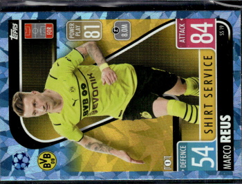 Marco Reus Borussia Dortmund 2021/22 Topps Match Attax ChL Extra Shirt Service / Crystal Parallel #SS19