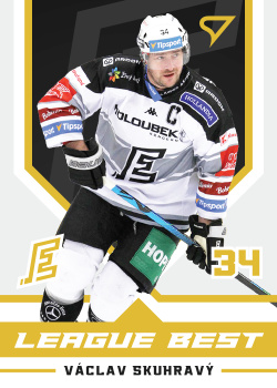 Vaclav Skuhravy Karlovy Vary Tipsport ELH 2021/22 SportZoo 1. serie League Best /149 #LB-03