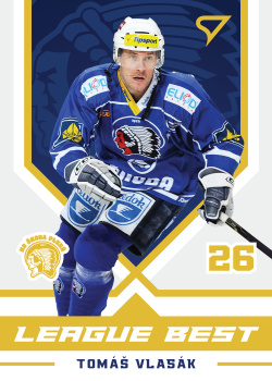 Tomas Vlasak Plzen Tipsport ELH 2021/22 SportZoo 1. serie League Best /99 #LB-09