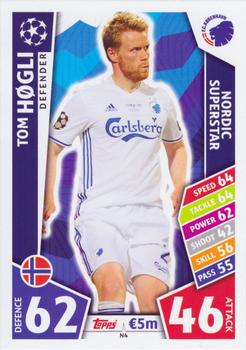 Tom Hogli FC Kobenhavn 2017/18 Topps Match Attax CL Nordic Exclusives #N04