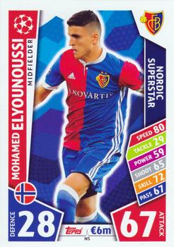 Mohamed Elyounoussi FC Basel 2017/18 Topps Match Attax CL Nordic Exclusives #N05