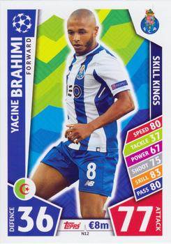 Yacine Brahimi FC Porto 2017/18 Topps Match Attax CL Nordic Exclusives #N12