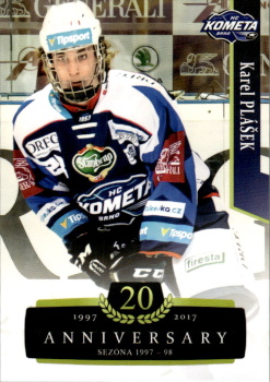 Karel Plasek Kometa Brno OFS 2017/18 Serie II. Retro #317