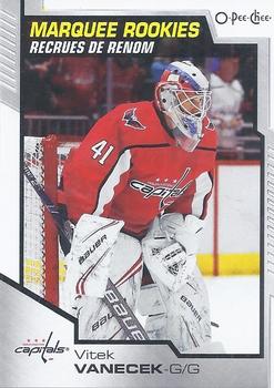 Vitek Vanecek Washington Capitals UD O-Pee-Chee 2020/21 Marquee Rookies #637