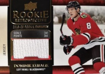 Dominik Kubalik Chicago Blackhawks Upper Deck 2020/21 Series 1 Jersey #RR-1