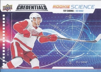 Filip Zadina Detroit Red Wings Upper Deck Credentials 2019/20 Rookie Scie #RS-05