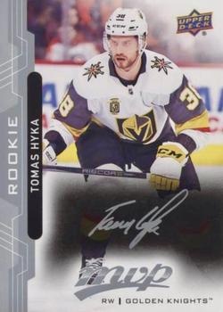 Tomas Hyka Vegas Golden Knights Upper Deck MVP 2018/19 Silver Script #245