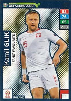 Kamil Glik Poland Panini Road to EURO 2020 Fans' Favourite #265