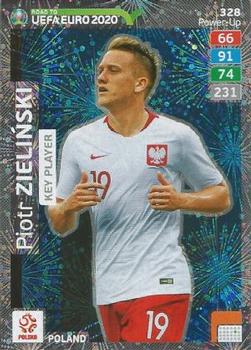 iotr Zielinski Poland Panini Road to EURO 2020 Key Player #328