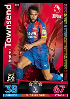 Andros Townsend Crystal Palace 2018/19 Topps Match Attax #120