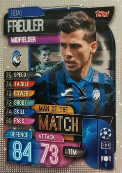 Remo Freuler Atalanta BC 2019/20 Topps Match Attax CL Man of the Match #M-ATA