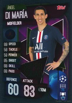 Angel Di Maria Paris Saint-Germain 2019/20 Topps Match Attax CL Super Squad #SS10