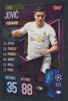 Luka Jovic Real Madrid 2019/20 Topps Match Attax CL Super Squad #SS15