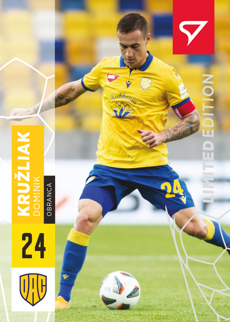 Dominik Kruzliak Dunajska Streda SportZoo Fortuna Liga 2021/22 Limited /35 #24