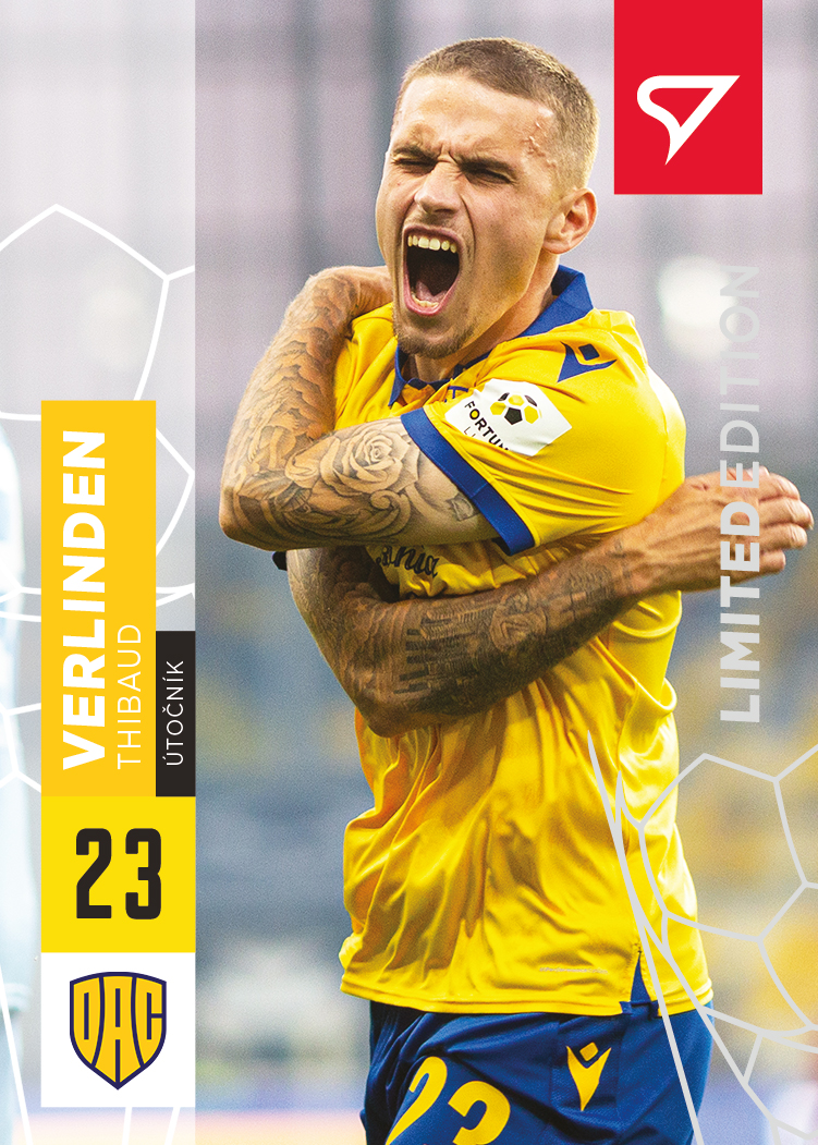 Thibaud Verlinden Dunajska Streda SportZoo Fortuna Liga 2021/22 Limited /35 #35