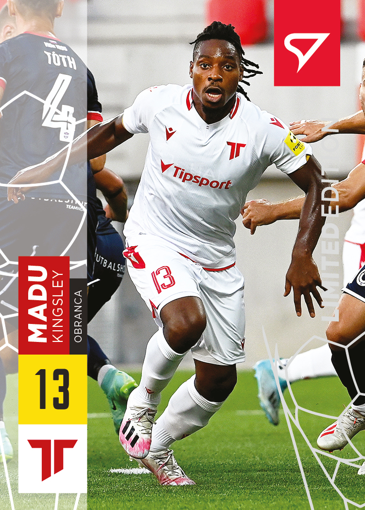 Kingsley Madu Trencin SportZoo Fortuna Liga 2021/22 Limited /35 #89