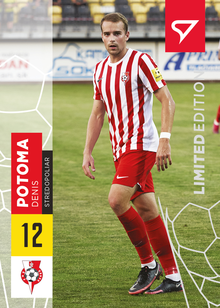 Denis Potoma Sered SportZoo Fortuna Liga 2021/22 Limited /35 #114