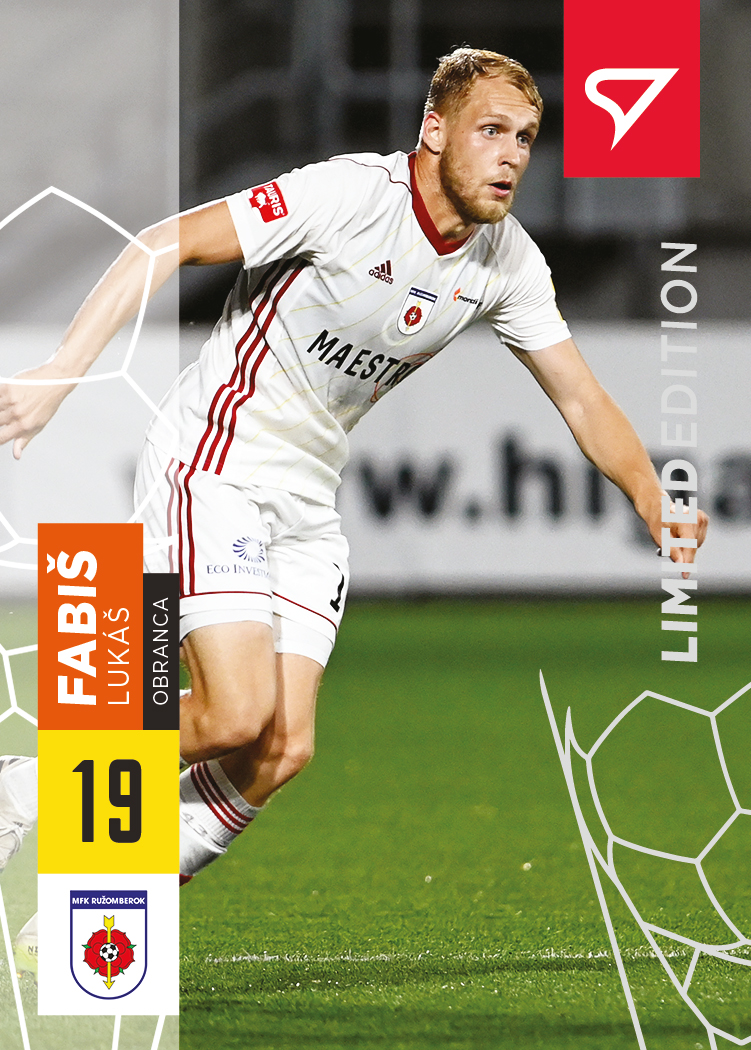 Lukas Fabis Ruzomberok SportZoo Fortuna Liga 2021/22 Limited /35 #119