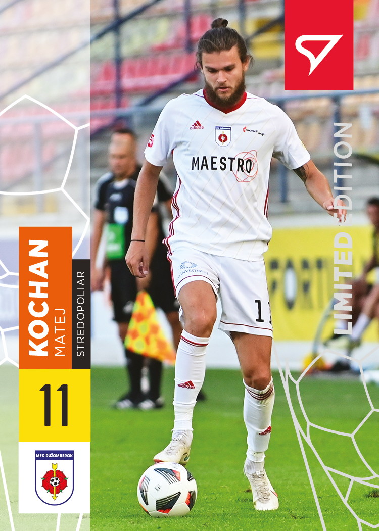 Matej Kochan Ruzomberok SportZoo Fortuna Liga 2021/22 Limited /35 #124