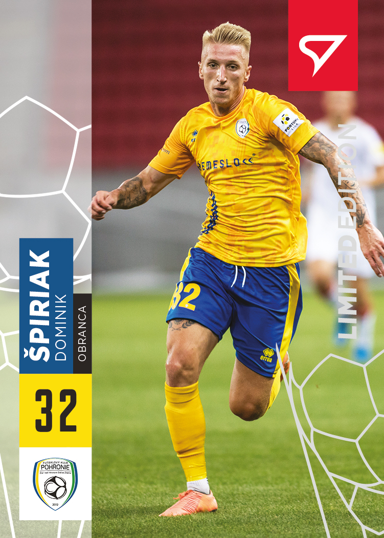 Dominik Spiriak Pohronie SportZoo Fortuna Liga 2021/22 Limited /35 #137