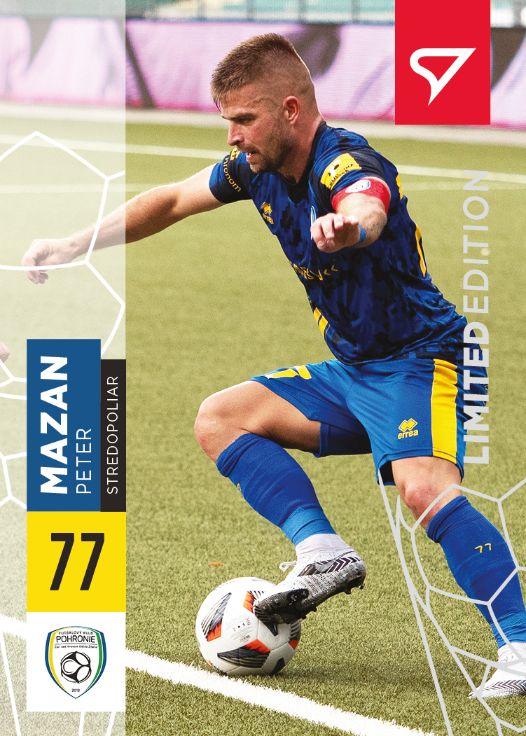 Peter Mazan Pohronie SportZoo Fortuna Liga 2021/22 Limited /35 #141