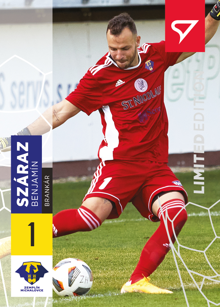 Benjamin Szaraz Michalovce SportZoo Fortuna Liga 2021/22 Limited /35 #145