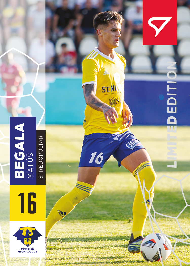 Matus Begala Michalovce SportZoo Fortuna Liga 2021/22 Limited /35 #150