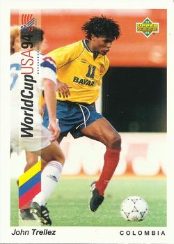John Trellez Colombia Upper Deck World Cup 1994 Preview Ita/Spa #173