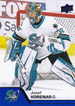 Josef Kořenář San Jose Barracuda Upper Deck 2020/21 AHL Blue #9