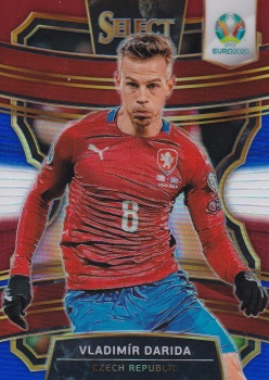 Vladimír Darida Czech Republic Panini Select UEFA Euro 2020 Tri-Color Prizm #074
