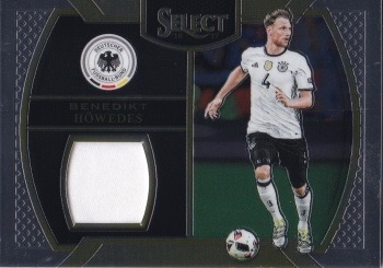 Benedikt Howedes Germany JERSEY 2016/17 Panini Select Memorabilia #M-BH