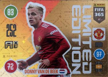 Donny van de Beek Manchester United 2021 FIFA 365 Limited Edition/Update#LEU-DVB