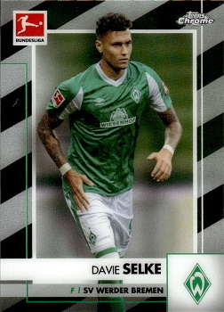Davie Selke Werder Bremen 2020/21 Topps Chrome Bundesliga #25