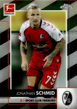 Jonathan Schmid SC Freiburg 2020/21 Topps Chrome Bundesliga #44
