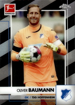 Oliver Baumann TSG 1899 Hoffenheim 2020/21 Topps Chrome Bundesliga #48
