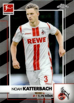 Noah Katterbach 1. FC Koln 2020/21 Topps Chrome Bundesliga #52