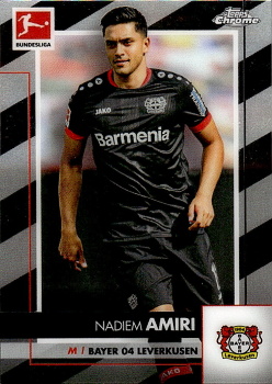 Nadiem Amiri Bayer 04 Leverkusen 2020/21 Topps Chrome Bundesliga #66